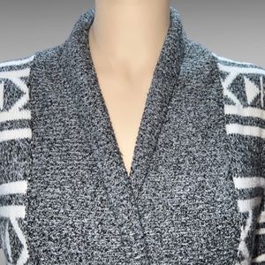 Show Me Your Mumu Women's Extra Small Trench Cardigan Nordic Knit